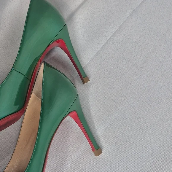 Christian Louboutin Green Patent Leather Classic Pumps EUR 36/US 6 - Picture 14 of 17